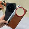Case For Xiaomi 15 14 13 Ultra Camera Simple Lens Large Hole Leather Texture Cover For Xiaomi 14 13 12S Ultra Shockproof Bumper