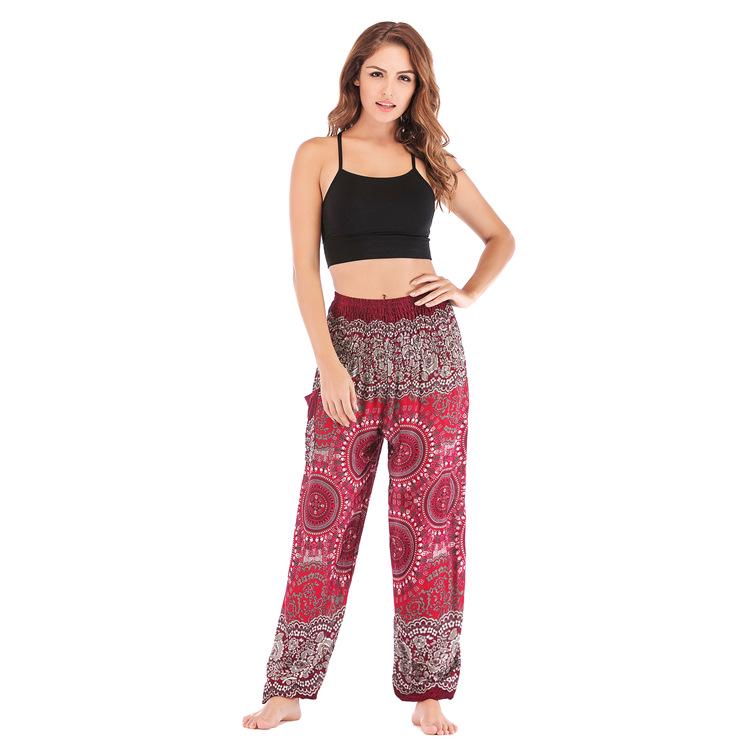 Women's Rayon Cotton Casual Yoga Harem Pants