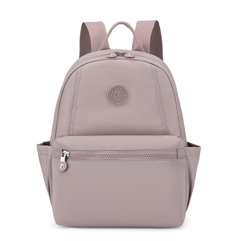 Summer Oxford Cloth Lightweight Medium Ladies Mommy Simple Backpack Student Simple Canvas School Bag