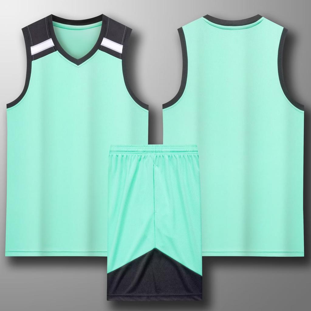 Basketball suit set Children's adult jersey Student basketball game training jersey Customized vest Quick-drying short sleeves
