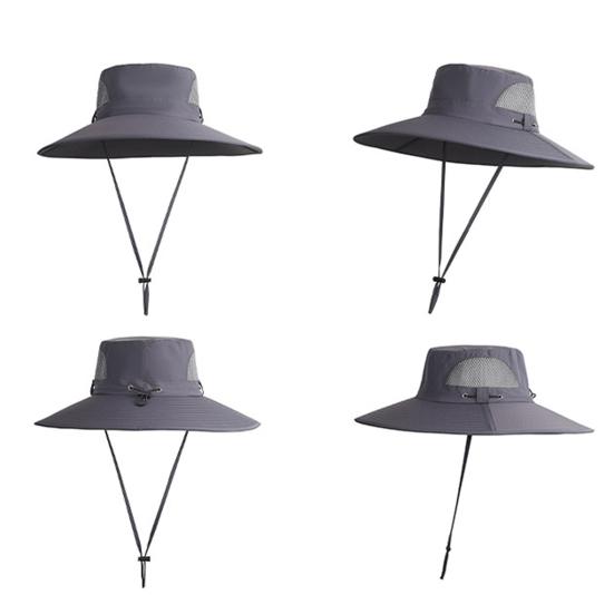 Solar Fan Hat UPF 50+ UV Protection Hat with Detachable Cooling Fan Breathable Men Women Summer Outdoor Activities Fishing Wide Brim Sun Cap