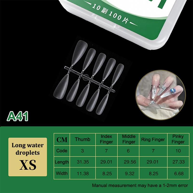 100Pcs/Box Matte Fake Nails No Polishing Press On False Nails Medium Short Design High Matt Soft Gel Nail Tips For Extension