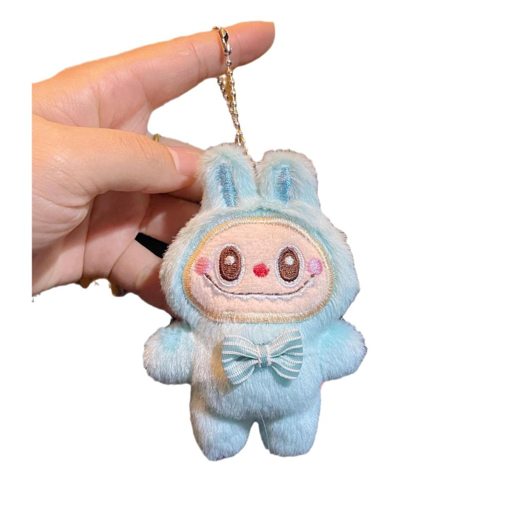 Cute Plush Doll Keychain Creative Cartoon Pendant Bag Charm For Couples