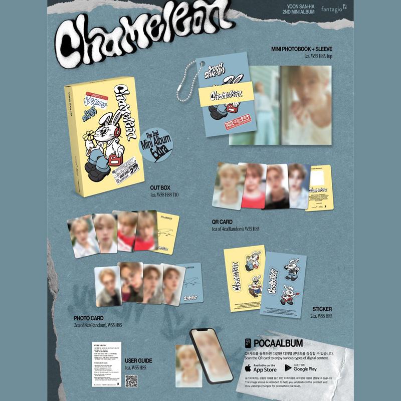YOON SANHA (ASTRO) - 2ND MINI ALBUM [CHAMELEON] (EXTRA Ver.) (POCA ALBUM)