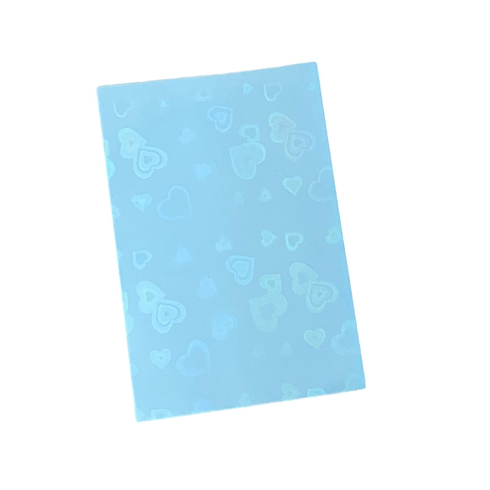 

Pack of 50 Card Sleeves Flashing Film for Photo Cards Holographics Transparent Films for Flashing Cards Cards Holder 3