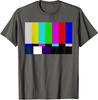 Color Bars TV Test Pattern Color Broadcast Unisex T-Shirt