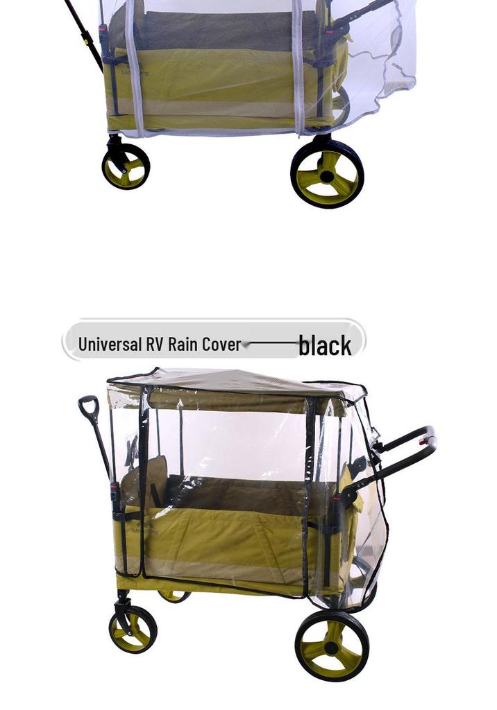 RV Camper Van Folding Trolley Awning Cover - Rain, Wind & Mosquito Proof