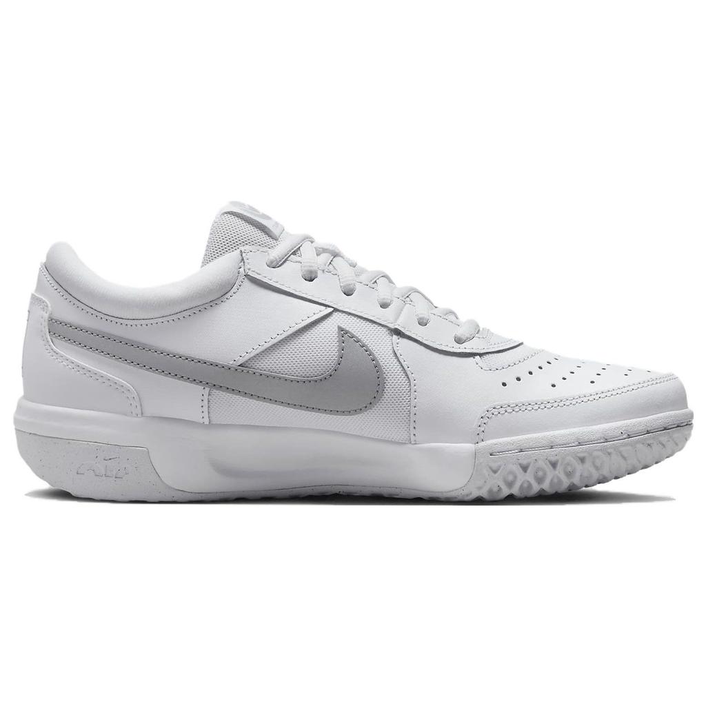 Nike Court Zoom Lite 3 White Metallic Silver Women Sneakers DV3279-102