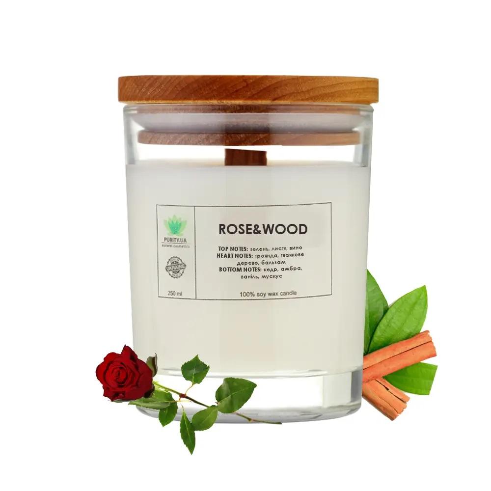 

Аромасвічка Rose&Wood L PURITY 150 г