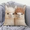 Adorable Alpaca Printed Pillow Soft Waist Cushion Living Room Sofa Decor Carriage Pillowcase Home Decorative Long Rectangle P...
