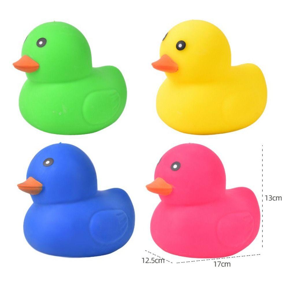 Large Size Squishy Duck Toy Soft Material Fidget Duck Toy Stress Toys TPR Duck Toy For Adults