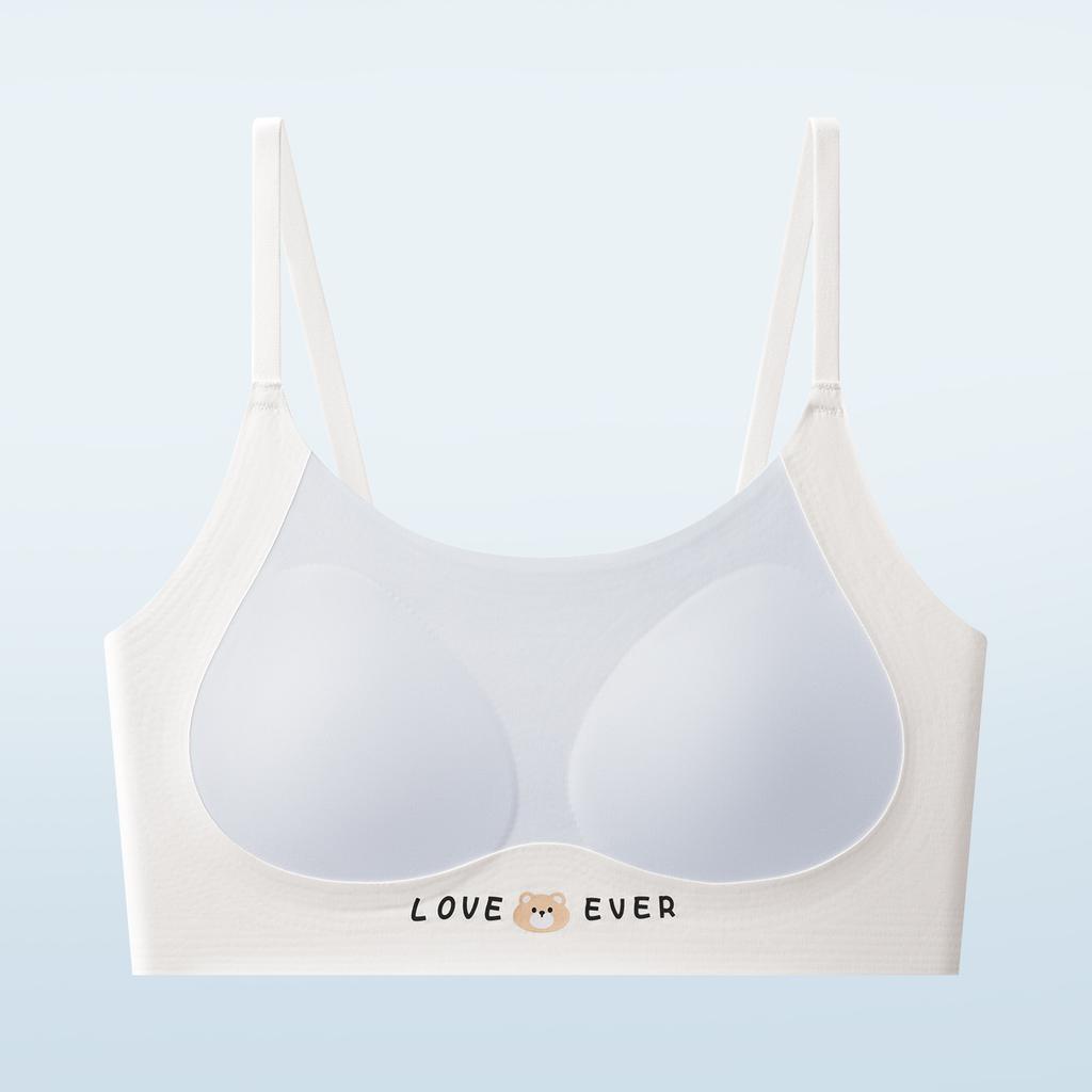 Summer Development Period Clothes Girl Student Beautiful Back Sports Shock-proof Inner Vest Junior High School Student Bra Styling Underwear 