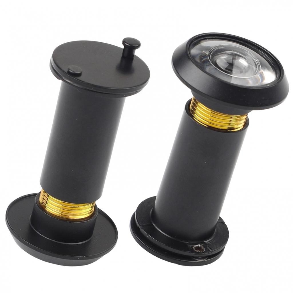 Door Peephole Door Viewer 200 Degree Adjustable Glass Lens Wide Angle Viewer