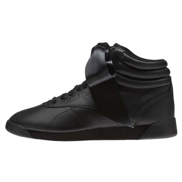 

Reebok Жіночі кросівки Freestyle Hi Satin Bow Black Skull-Grey CM8904 35.5