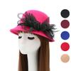 Elegant Flower Bucket Hat Breathable Hat Summer Tea Party Holiday Decors Vacation Hat Western Bowler Hat Style