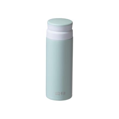 Perlenmetall-Wasserflasche, Flaschenbecher, Flasche, 300 ml, mit Eisstopfen, Wärmeisolierung, Kälteisolierung, Edelstahl, rauchgrün, Café-Becher, passend für HB-6379