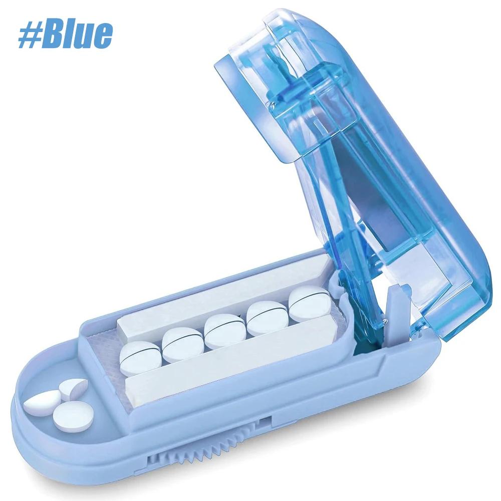 

Precision Pill Cutter Splitter - Stainless Steel Blade For Accurate Tablet Cutting, Ideal For Home& Travel Medication Management