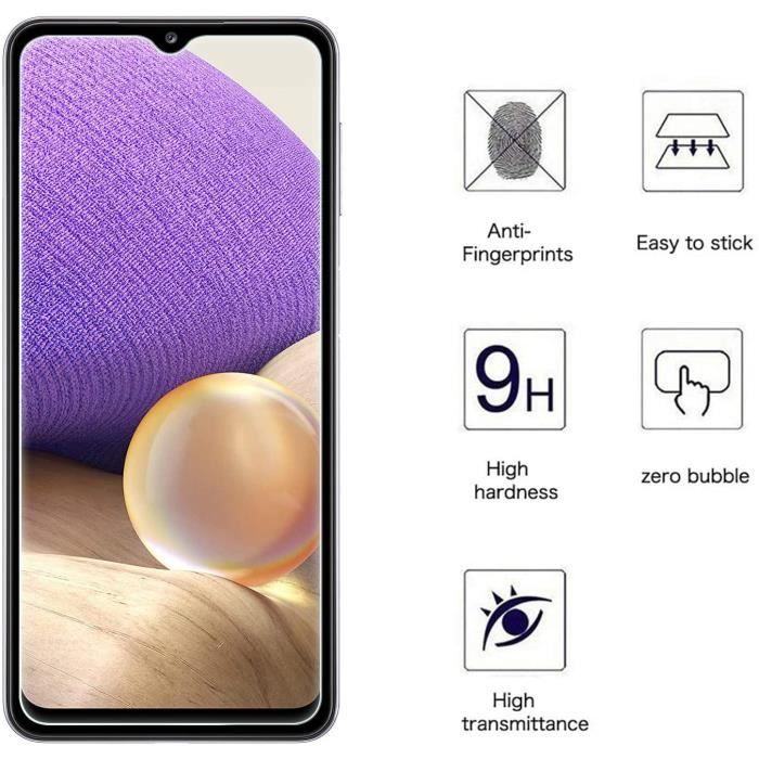 [Lot de 2] Verre Trempé pour Samsung Galaxy A33 5G, 0,26mm Film de Protection d'écran avec Haute Transparence à 99%, Anti-Trac[205]