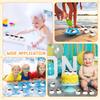 61224Pcs Mini Rubber Ducks White With Sunglasses Sets Duck Toys Squeaky Rubber Ducks Cute Duckies For Birthday Party Favor