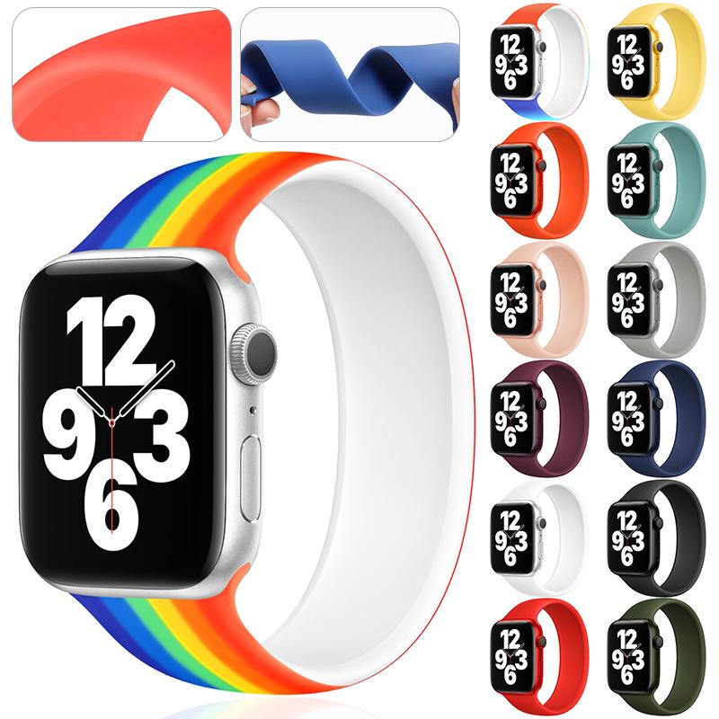 

Yuanshu Solo Эластичный ремешок с петлей для ремня для Apple Watch Series 6 SE 5 4 3 2 1