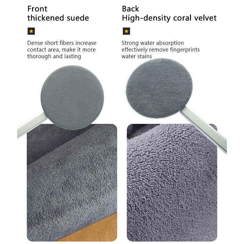 SEAMETAL Car Wash Mop Car Windshield Cleaner Brush With 180 ° Rotating Cleaning Head Extendable Handle