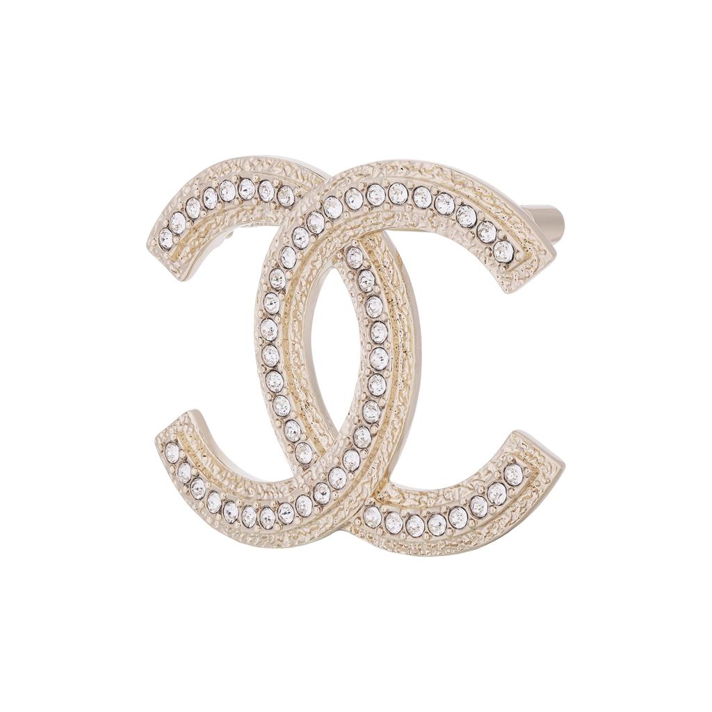 Chanel Metal & Strass Brooch ABA226-B10374-NM708