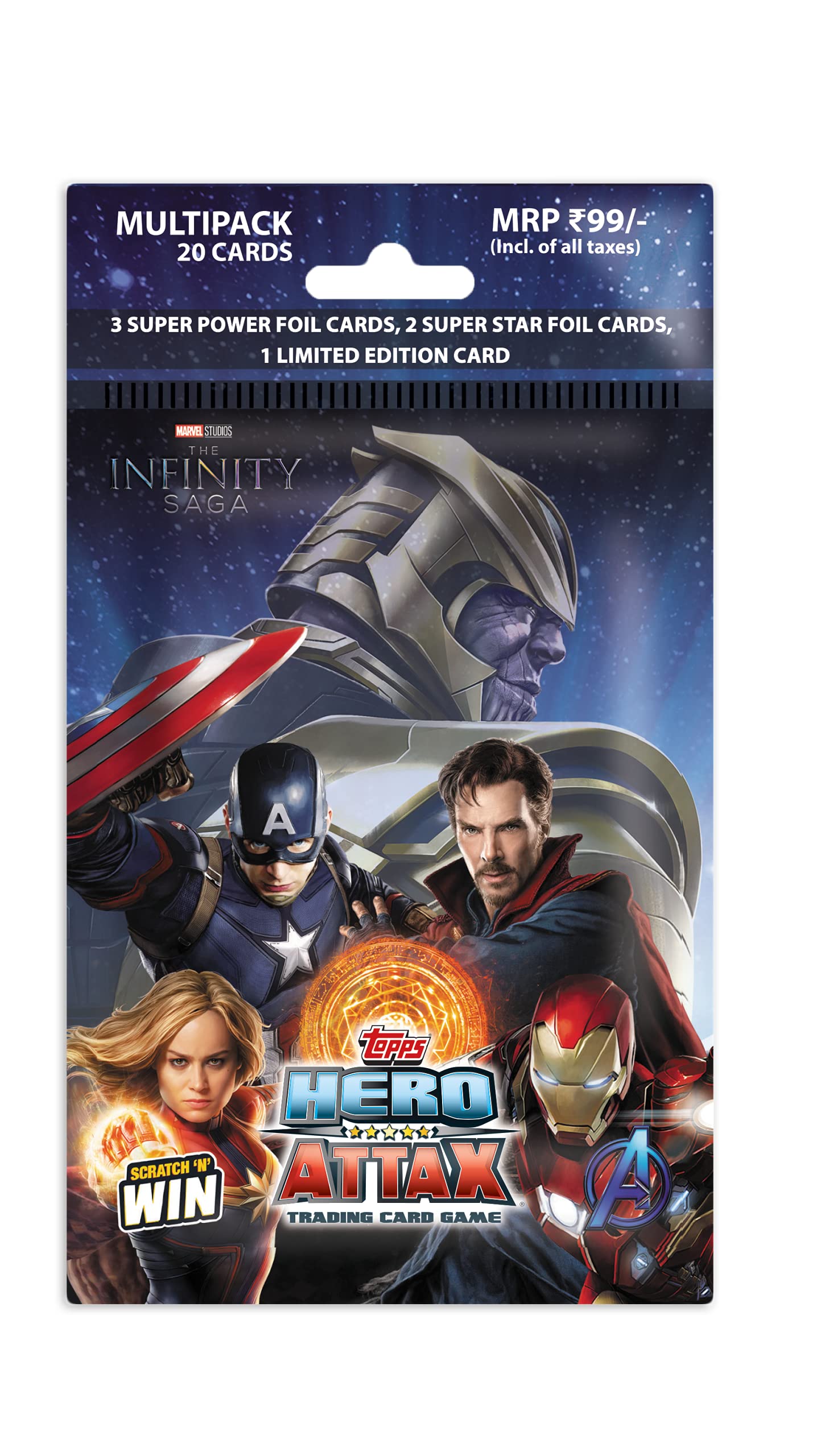 

Коллекция Topps Marvel Hero Attax 2021 TCG Multipack