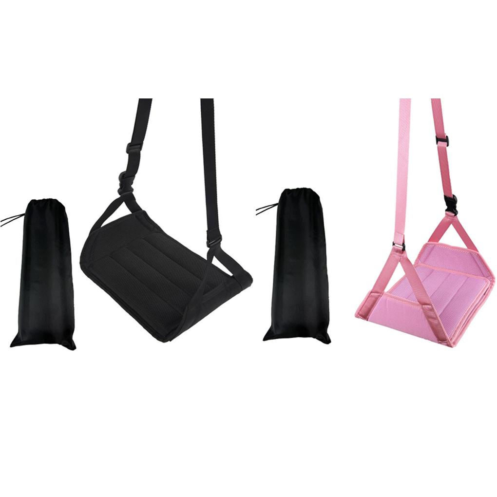 Portable Hanging Foot Hammock Plane Essentials For Long Haul Flights Under Desk Foot Rest