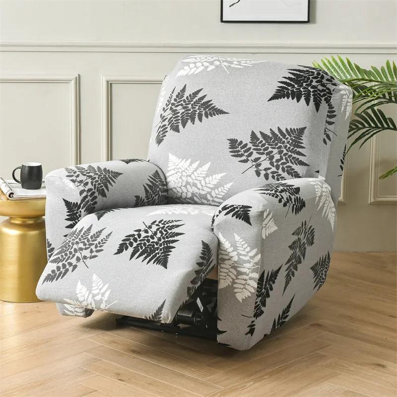 1 2 3 Seater Recliner Sofa Cover Stretch  Chair Cover Elastic Sofa Slipcovers for Living Room Armchair Furniture Covers