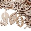 Craft Materials Wooden Hanging Decoration Leaves Shapes Unfinished Wood Pieces for Home and Scrapbooking