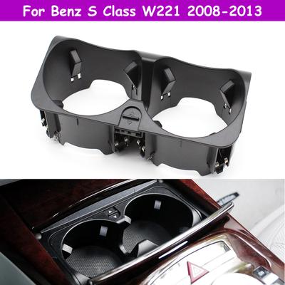 Panel Osłony Wkładki Uchwytu na Kubek z Napojami na Środkową Konsolę Samochodową Dla Mercedes Benz Klasa S W221 2008-2013 S300 S350 S400 S450 S500