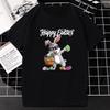 Happy Easter TShirt Cool Bunny Print Short-sleev Tops Women Fashion Hip-hop Streetwear Unique Classic Graphic Oversized T-Shirt