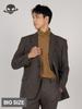 Comspace1980 [Big Size] Cashmere Single Blazer Brown