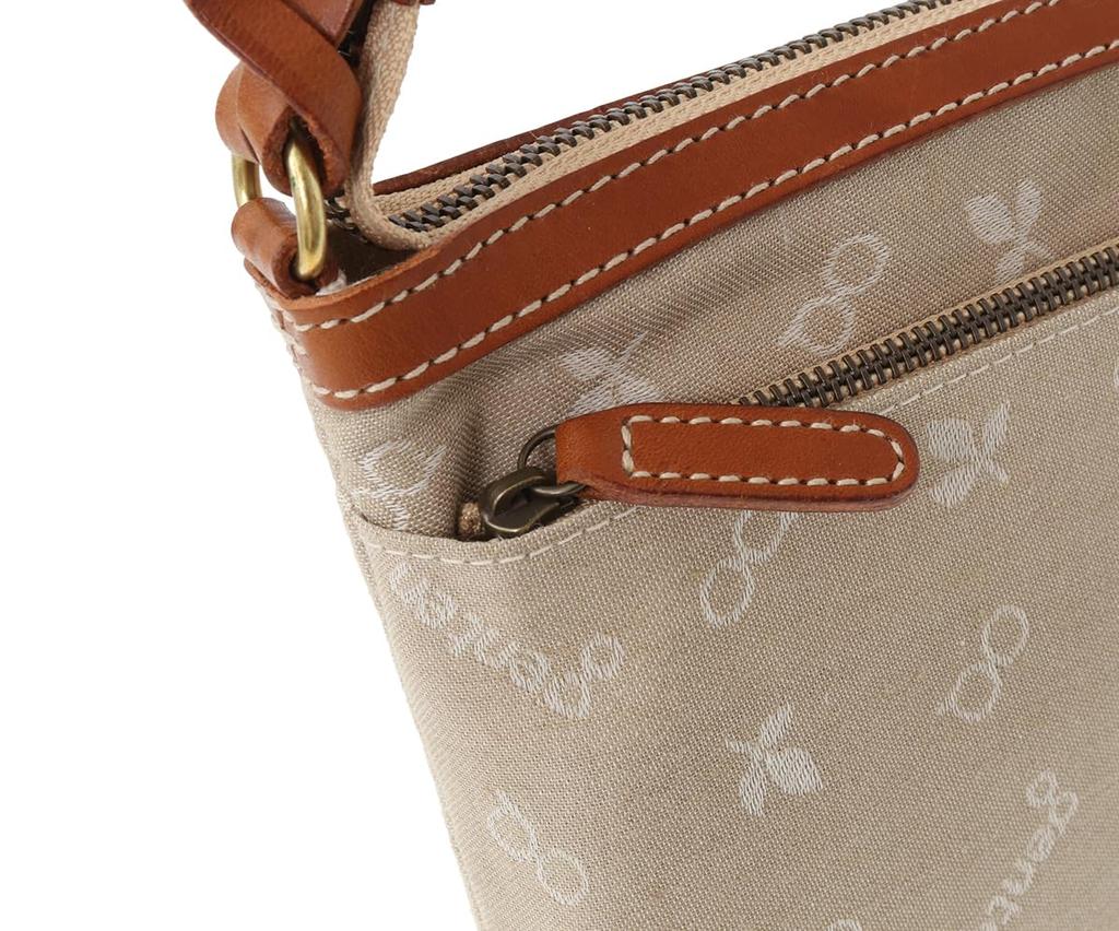 2WAY Pouch Cross Punching Cha [Genten] Women's