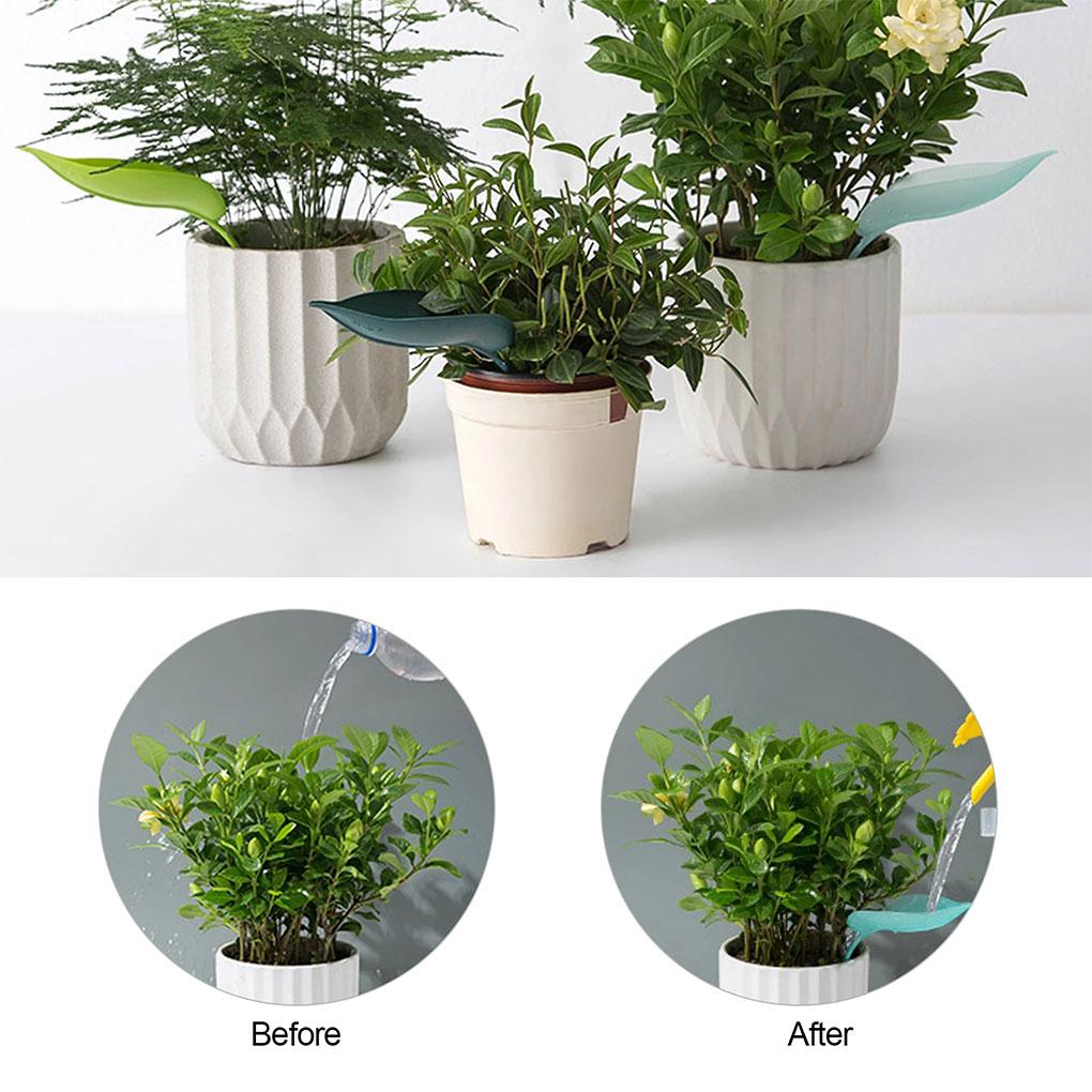 6X Blumentopf Blattform Bewässerung Bewässerung Trichter Spikes Pflanzen Wurzeln Geräte Kunststoff für Tisch Gartengeräte