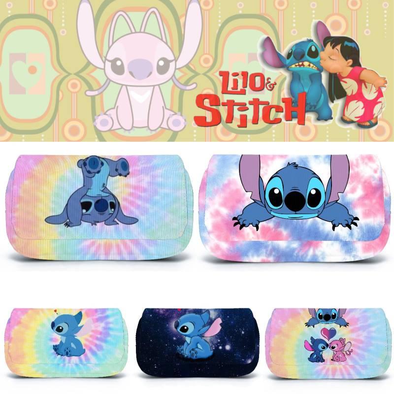 Stitch Character Pencil Case For Students Breathable And Popular 20-35l Capacity