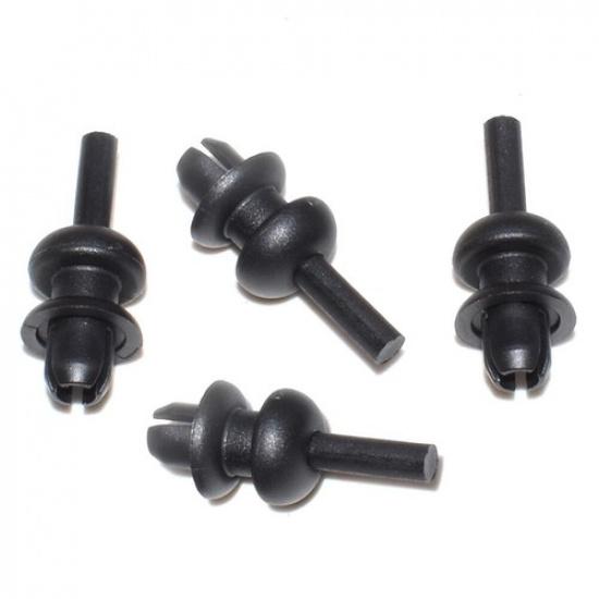 4x Car Rear Boot Trunk Parcel Shelf Cord Strap String Clip Mounting Hook Bracket