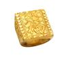 Gold Shop Same Style 9999 24K Real Gold Men'S Gold Ring With Adjustable Opening, Boss Style, Exquisite Luxury Jewelry