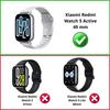 Xiaomi Redmi Watch 5 Active Compatible Case - Hard Protective Case Transparent Tempered Glass Screen Phonillico®