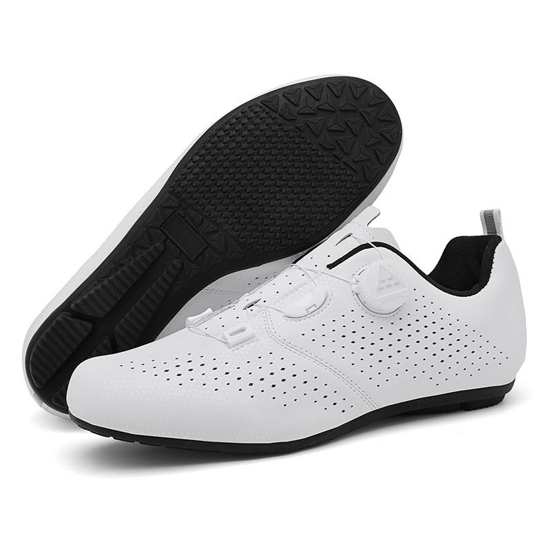 Unisex Cycling Shoes Road Mountain Bike Riding Lightweight Hard Sole Non-Cleat Anti-Slip Trail Shoe