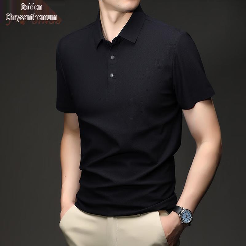 Jinjv Men s Seamless Breathable Polo Shirt 58