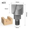 1PC 10MM Shank CNC Cleaning Bottom Router Bit Woodworking Tools 2 Screw Thread Cutter Lock Milling Cutter