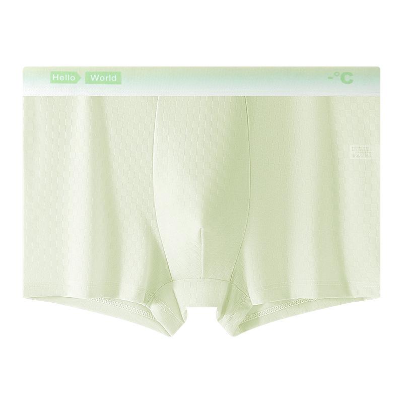 Men's Summer Ice Silk Mesh Boxer Briefs - Breathable & Soft