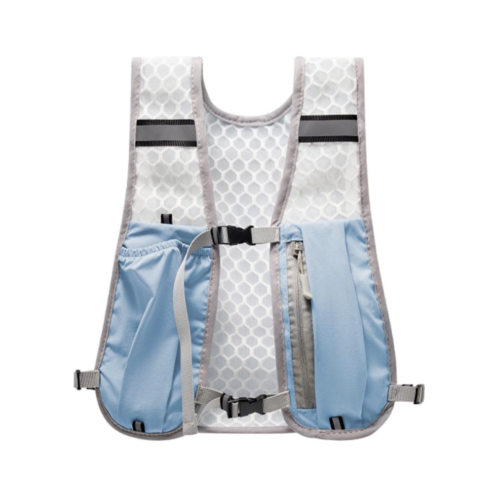 Outdoor Running Vest Bag Breathable Nylon Cycling Backpack Water Bottle Storage Backpack Marathon Cross-Country Running Backpack
