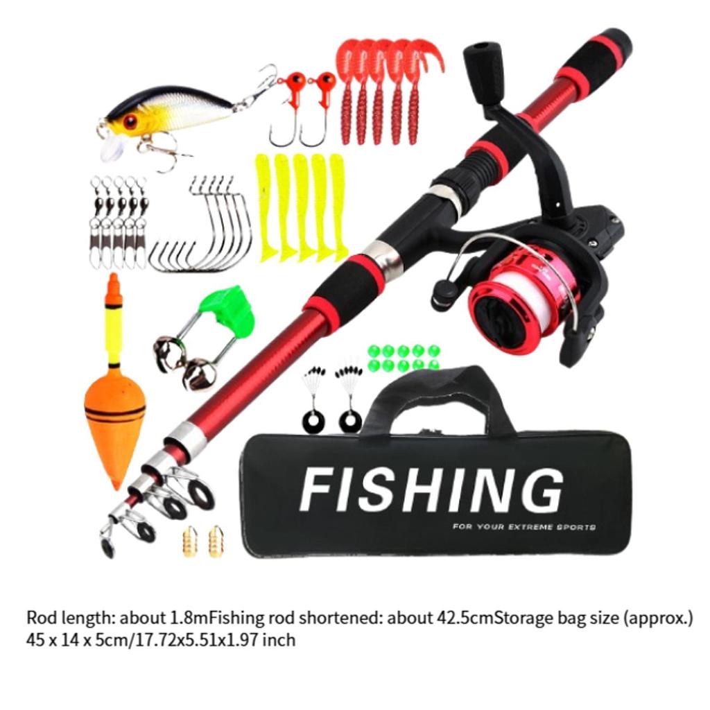 Children's Fishing Kit with Telescopic Rod and Reel for Outdoor Adventures