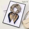 Fashion 70*70cm Hair Scarf Bohemia Style Sun Protection Silk Scarf Female Foulard Smooth Bandana Hairbands Women