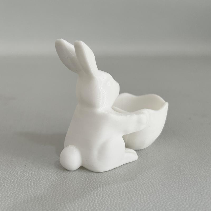 Easter Gift Bunny Home Ornaments With Basket Candy Basket Small Jewelry Storage Tray Storage Rack