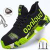 Sneaker alla moda Scarpe antinfortunistiche con punta in acciaio Scarpe da lavoro antiforatura Scarpe protettive di sicurezza Scarpe da costruzione indistruttibili