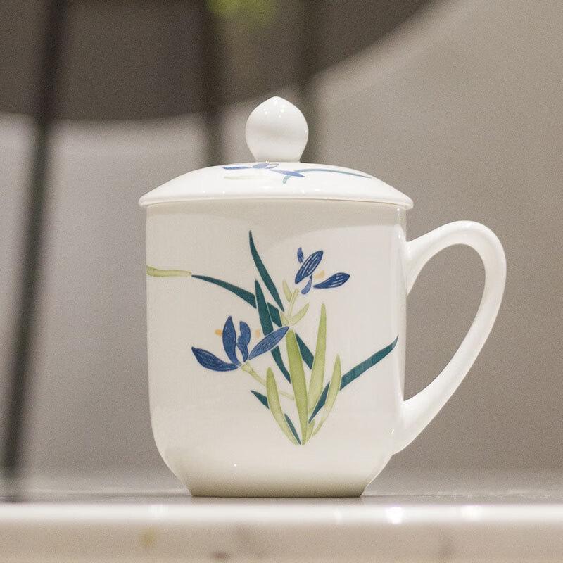 Chinese Style Ceramic Tea Cup with Lid