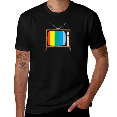 Retro TV TShirt Moisture Control Sports Tee TShirt